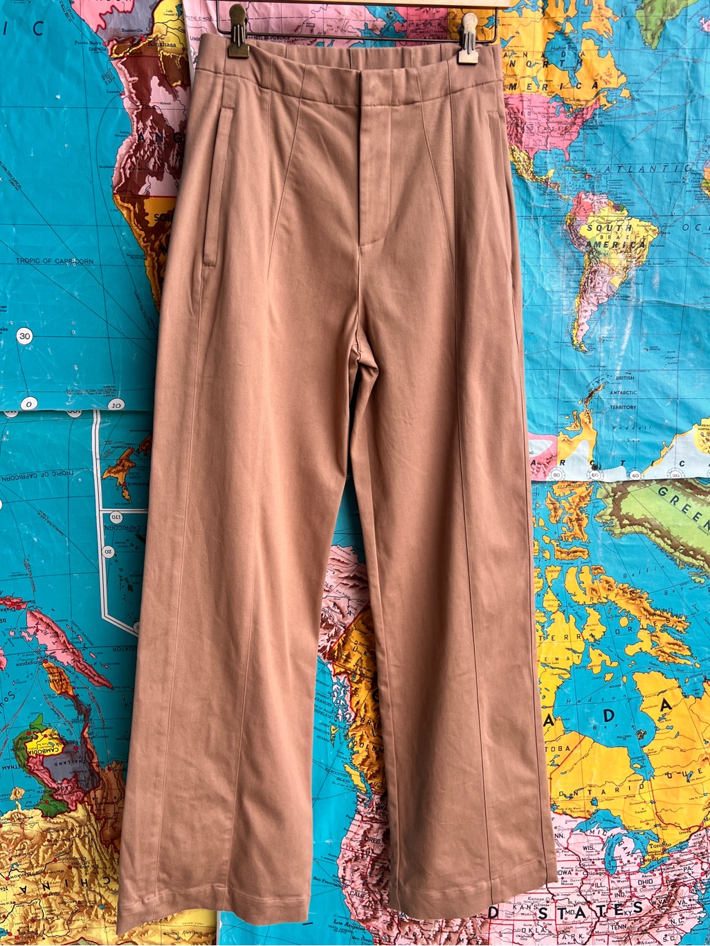 Alo Yoga High-Waist On Point Moto Wide-Leg Trousers